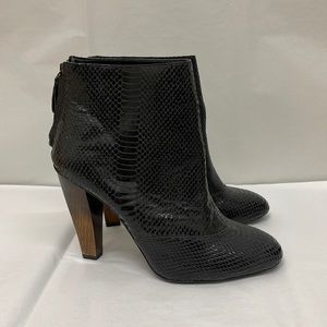 NWOT 7 for all mankind Black Ankle Boots